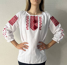Святкова жіноча блузка сорочка вишиванка для дівчини.