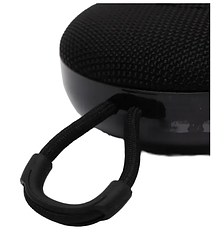 Портативна Bluetooth колонка C 64912 з петелькою, чорна, фото 4
