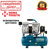 Безмасляний компресор Hyundai HYC 1406S (1 л. с., 140 л/хв, 6 л) YLP