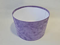 Лавандовая бархатная шляпная коробка гигант (30х20) для создания роскошных мыльных композиций