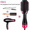 Керамічна фен щітка для укладання волосся 3 в 1 One Step Hair Dryer and Styler, фото 4