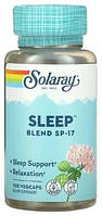 Solaray Sleep Blend SP-17 100 рослинних капсул EXP