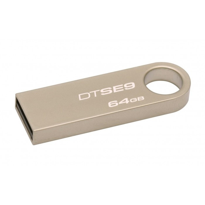 Флешпам'ять USB Kingston 64GB DTSE9 Сіра
