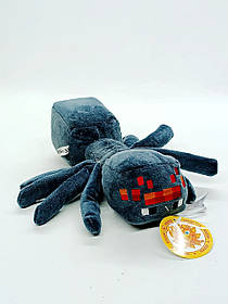 М'яка іграшка Сонечко Майнкрафт "Павук" сірий 22 см на присосці 86544-9877