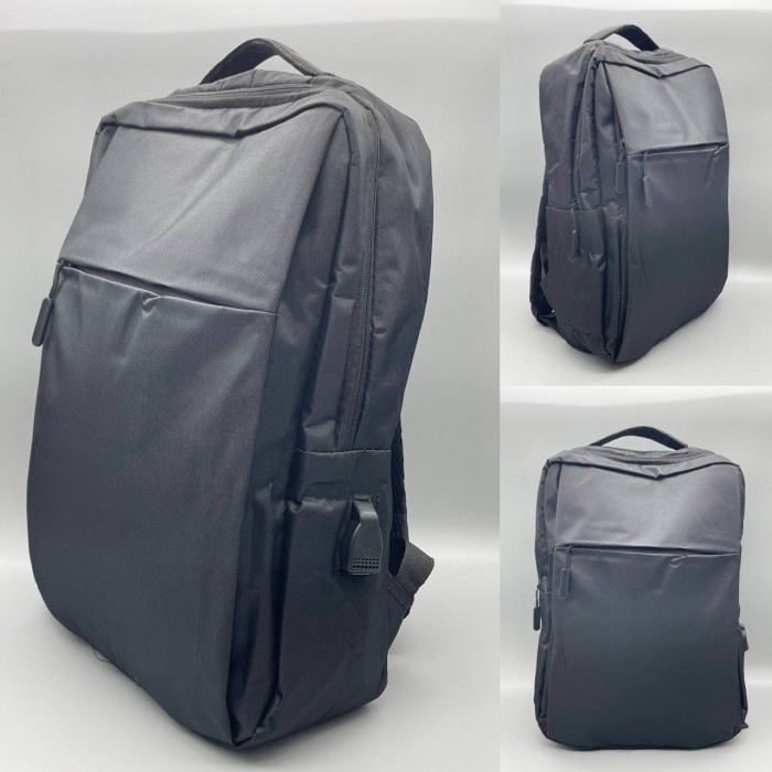 Рюкзак міський з USB 30 літрів Чорний