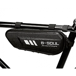 Сумка на велосипед B-SOUL — 8512 основне відділення, щільний корпус, на липучках