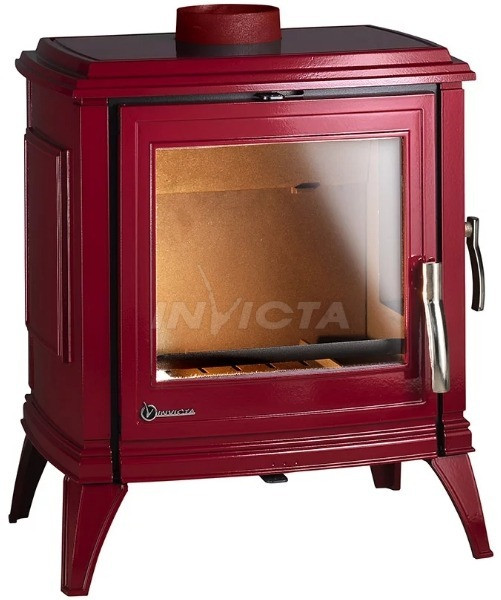 Піч-камін Invicta Sedan M червона емаль, фото 1