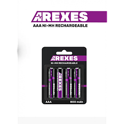 Акумулятор ААА Arexes (800mAh) 1.2v (NI-MH) мініпальчик