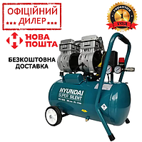 Безмасляний компресор Hyundai HYC 1824 S (1 кВт, 180 л/хв, 24 л) YLP