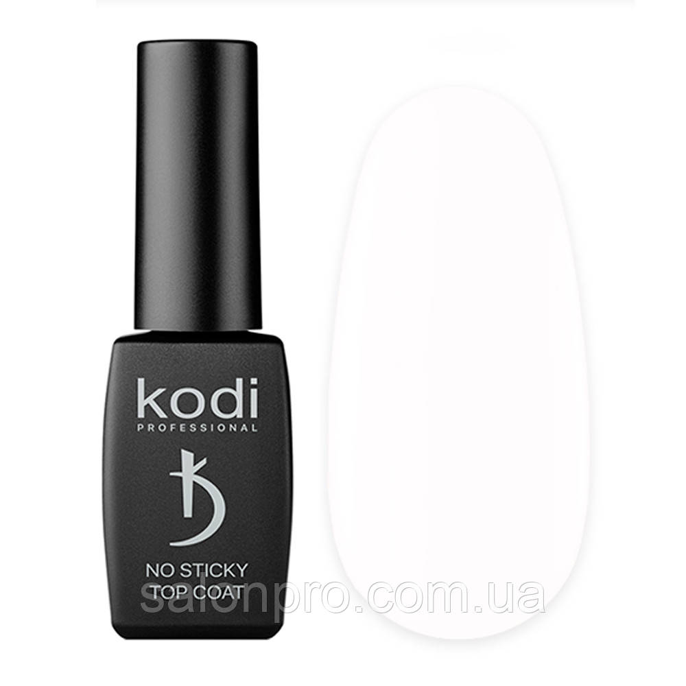 Kodi Professional No Sticky Top Coat Milky — молочний топ без липкого шару для гель-лаку, 12 мл