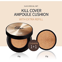 Стойкий кушон Clio Kill Cover Ampoule Cushion 4 Ginger 15+15g