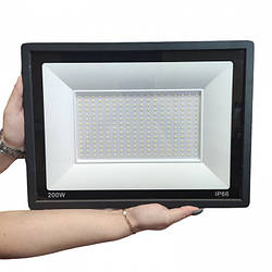 Світлодіодний прожектор Flood Light 200 W 6500 K 220 V IP66