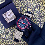 Годинник наручний Patriot 012BKSU ЗСУ Чорні Паракордовий ремінець Khaki + Коробка, фото 4