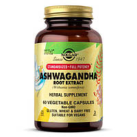 Натуральная добавка Solgar SFP Ashwagandha Root Extract, 60 вегакапсул EXP