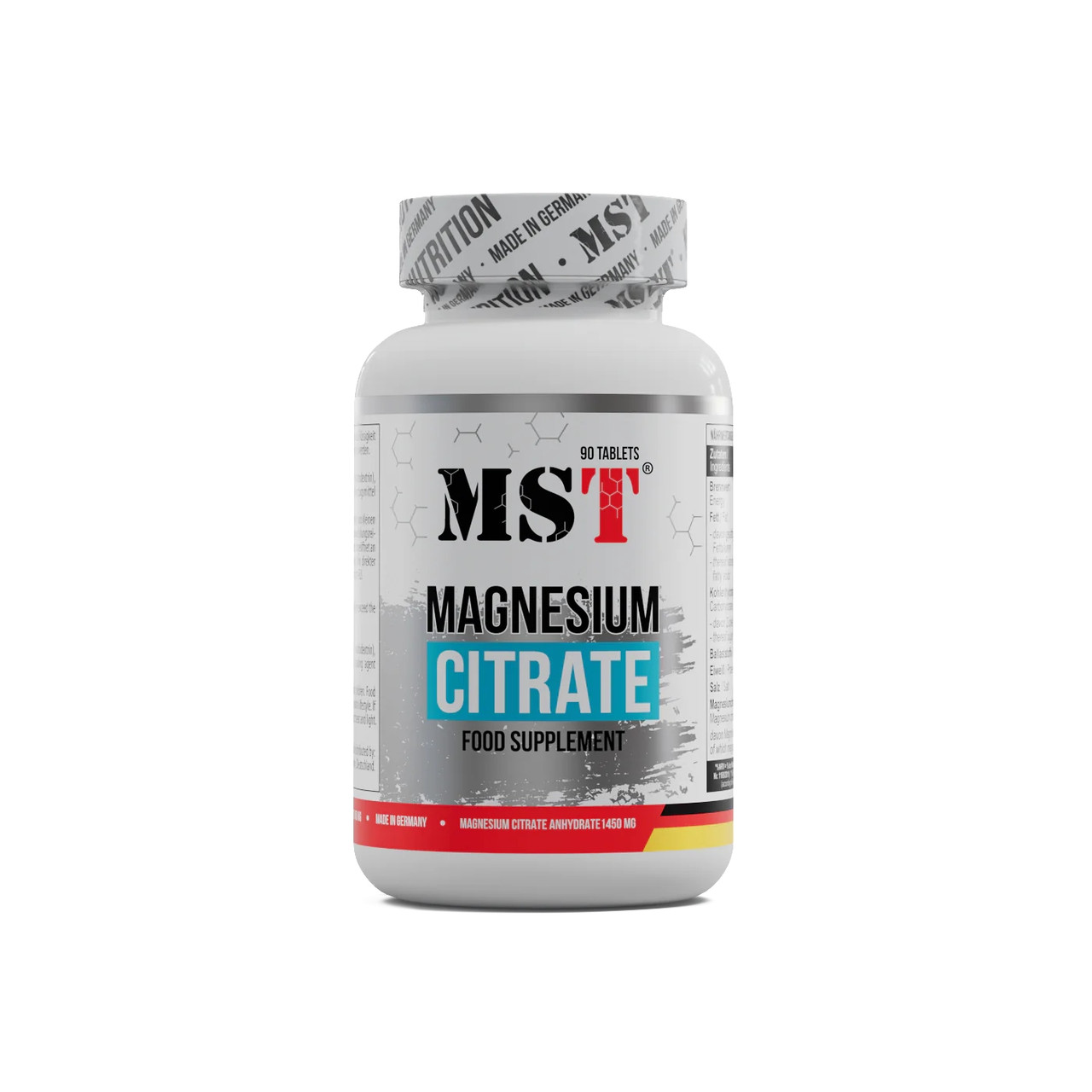 Вітаміни та мінерали MST Magnesium Citrate 200 mg, 90 таблеток EXP