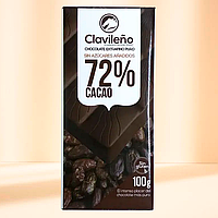 Горький шоколад Clavileno "72% Cacao" 100 г