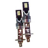 Лампа светодиод. (к-кт 2 шт) Chip: 3030. 12 LED диодов. (12-24V) H1 2404 топ !