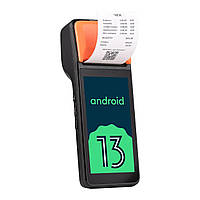Мобильная касса "Afina" 3-в-1: POS-терминал на Android 13 с чекопечатью и NFC