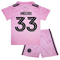 Детская футбольная форма NEGRI 33 Интер Майами 2023-2024 Away 115-125 см (set3422_120005)