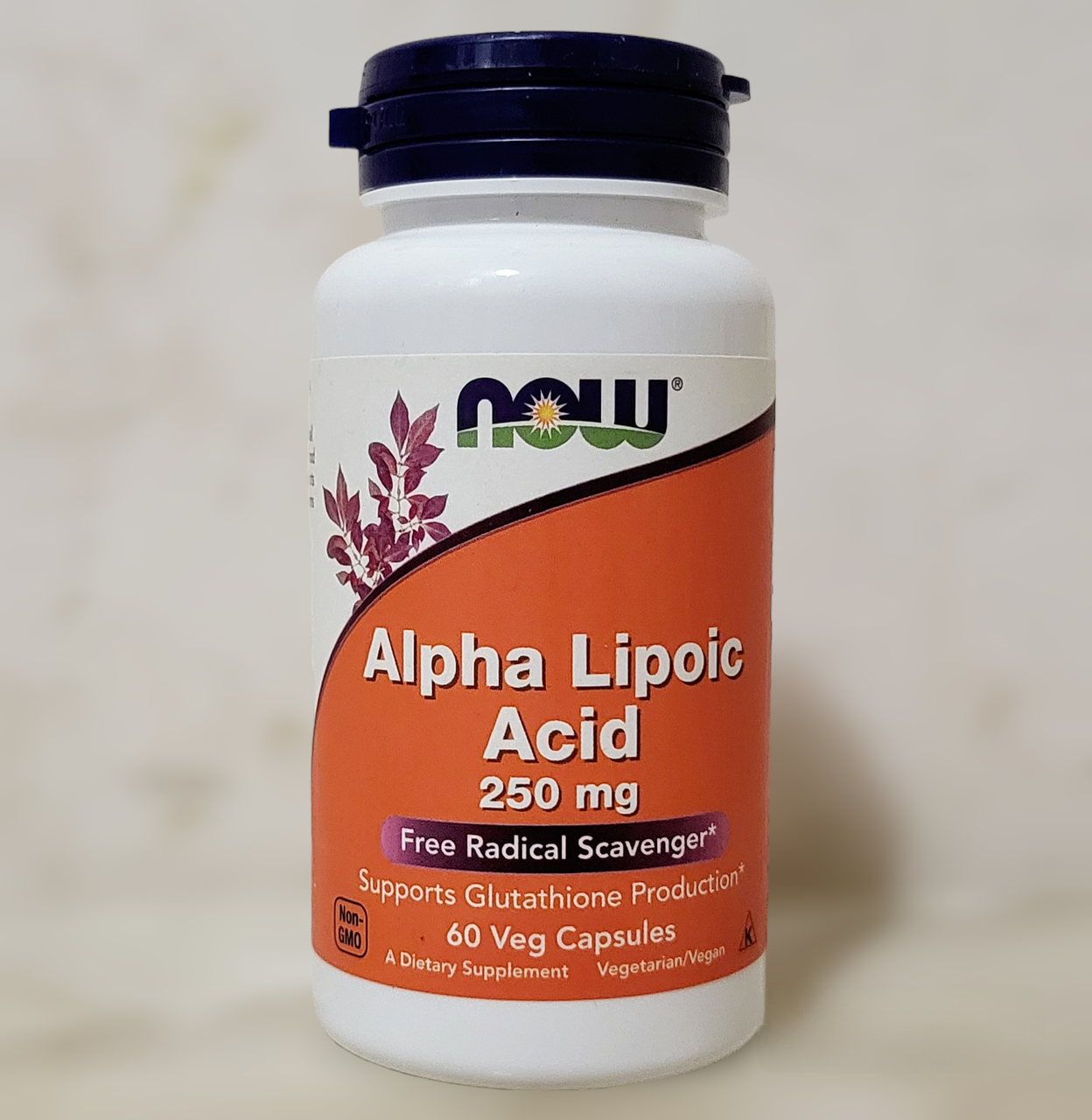 Альфа-ліпоєва кислота нау фудс Now Foods Alpha Lipoic Acid 250 mg 60 капсул