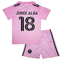 Детская футбольная форма JORDI ALBA 18 Интер Майами 2023-2024 Away 115-125 см (set3422_119995)