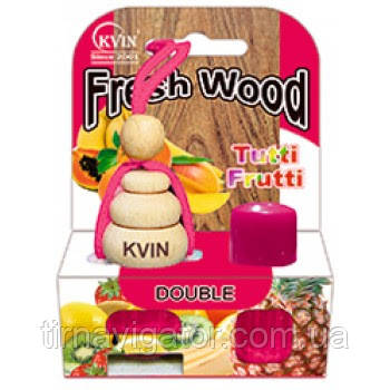 Бутилка Fresh Wood KVIN із запаскою, освіжувач