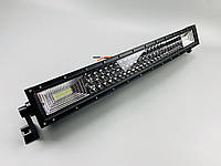 Фара LED BAR прямоугольная 324W полукруг 9-32В IP67 led chip 3030 108 led ламп балка для авто 2404 топ !