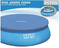 Intex Тент 28026 для круглого надувного бассейна диаметр 376см, созданный из высококачественного ПВХ
