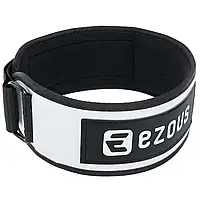 Пояс атлетический усиленный регулируемый LEATHER SPROT BELT EZOUS O-01 размер S-L черный