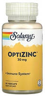 Solaray OptiZinc 30 mg 60 рослинних капсул DS