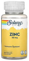 Solaray Zinc 50 mg 100 рослинних капсул DS