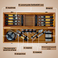 Элитный подарочный набор для шашлыка и барбекю Есаул Шампура хорошего качества 8 шт. Подарки начальнику