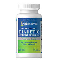 Витамины и минералы Puritan's Pride Diabetic Support Formula, 60 каплет DS