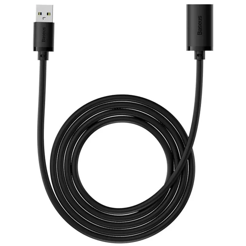 Кабель Baseus AirJoy Series USB3.0 Extension Cable 2m Cluster Black (B00631103111-03)