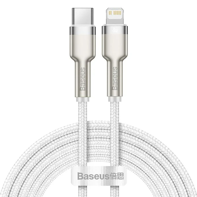 Кабель Baseus Type-C to Lightning Cafule Series Metal Data Cable 2 м 20W PD (CATLJK-B02)