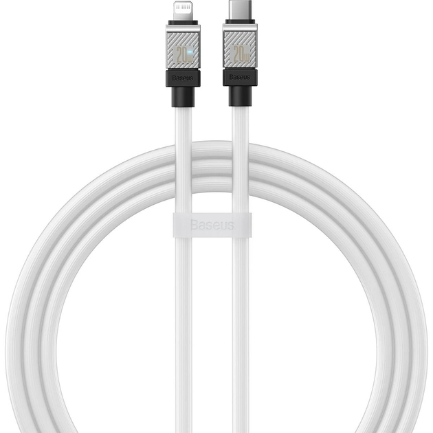 Кабель Baseus CoolPlay Series Fast Charging Cable Type-C to iP 20W 1m White (CAKW000002)