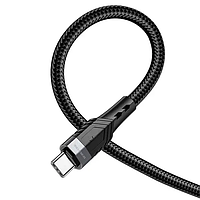 Кабель Borofone BU35 Type-C Influence charging data cable 3A 1.2m Black