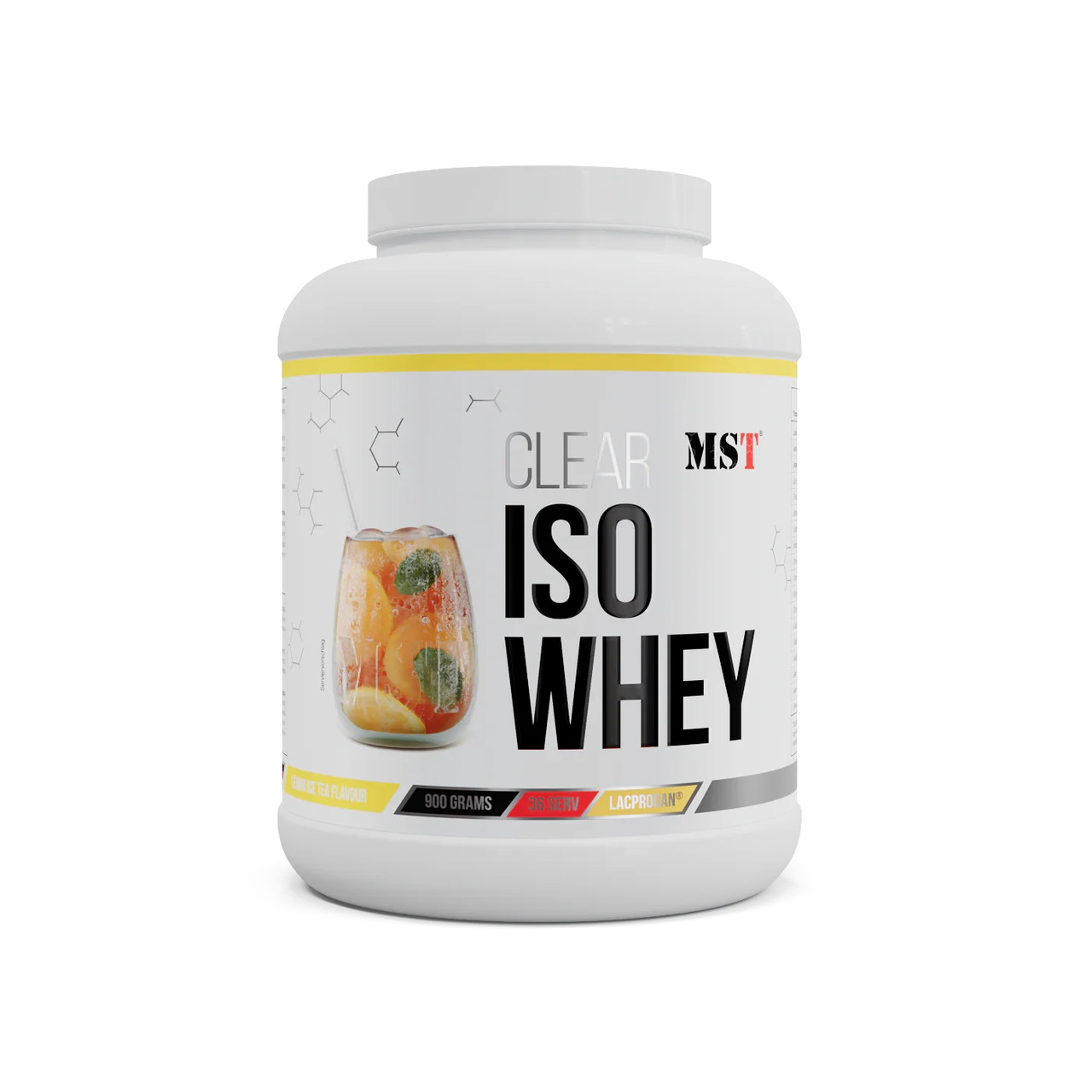 Протеїн MST Clear Iso Whey, 900 грам Холодний лимонний чай EXP