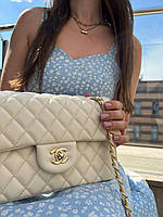 Гарна жіноча літня сумка Chanel через плече, жіночі сумочки та клатчі