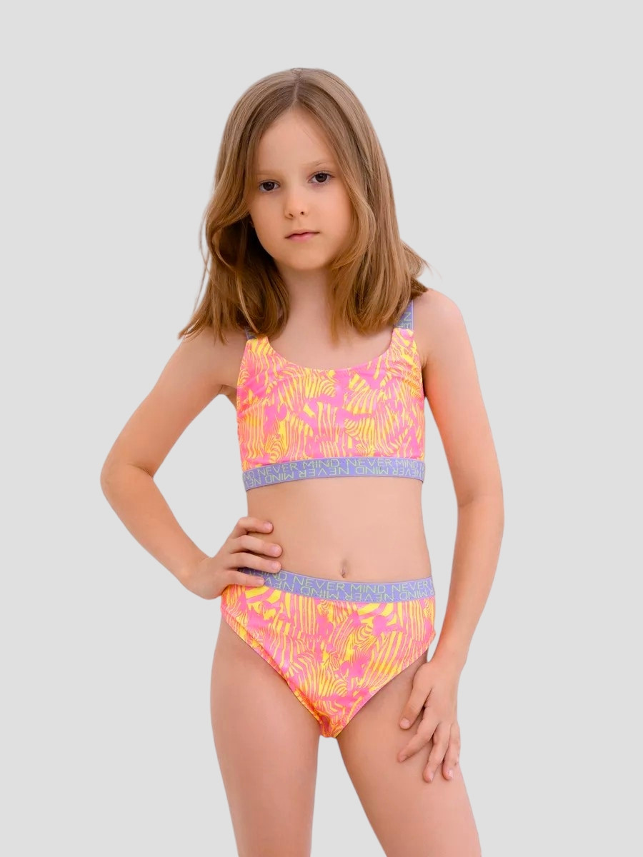 Дитячий купальник топом Teres 378 жовтий 32 34 36 розмір