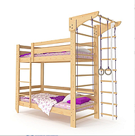 Двухъярусная спортивная детская кровать (babyson 9) 80x190см