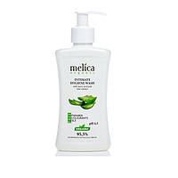 Средство для интимной гигиены с молочной кислотой и экстрактом алоэ Melica Organic 300 мл TE, код: 8253657