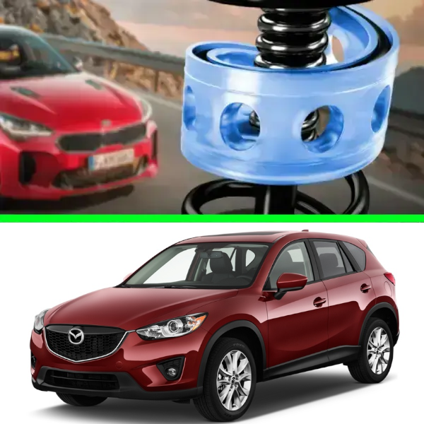 Автобафери силіконові на передні пружини Mazda CX-5 2011- (проставки, подушки пружини)