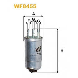 Фільтр паливний Wixfiltron WF8455 smart