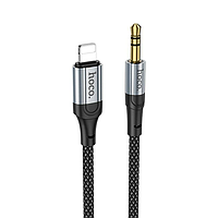 Кабель HOCO UPA26 Fresh digital audio conversion Cable Lightning 1m black
