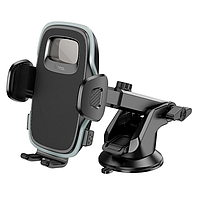 Крепление для телефона HOCO H15 Fair push-type car holder (center console) black