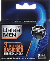 Змінні леза для станка Balea men 3-Klingen Rasierklingen, 10 шт.