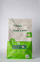 Гипоаллергенный полноценный корм для взрослых собак малых пород Fitmin dog mini lamb&rice ягненок с рисом 3 кг