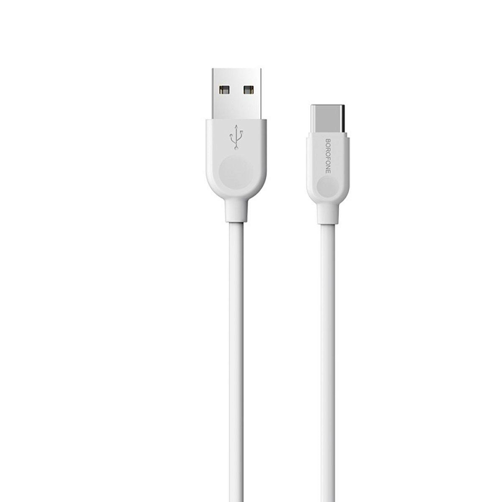 Кабель Borofone BX14 LinkJet for Type-C 2.4A 3m white