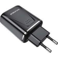 Сетевое зарядное устройство Borofone BA54A Wide road dual port QC3.0 charger Black